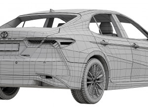 Toyota Camry LE Hybrid 2023 3D Model