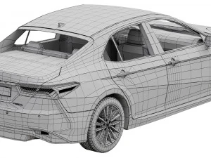 Toyota Camry LE Hybrid 2023 3D Model