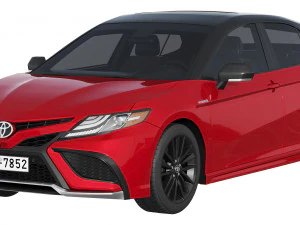 Toyota Camry XSE Hybrid 2023 3D Modell