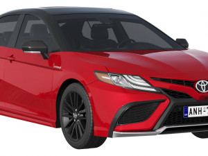 Toyota Camry XSE Hybrid 2023 3D 模型