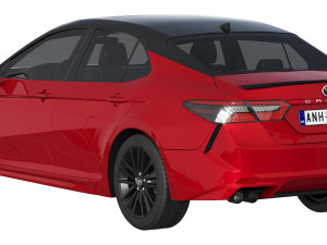Toyota Camry XSE Hybrid 2023 3D 模型