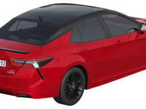 Toyota Camry XSE Hybrid 2023 3D Model