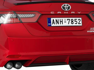Toyota Camry XSE Hybrid 2023 3D Model