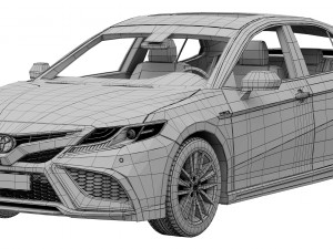 Toyota Camry XSE Hybrid 2023 3D 模型