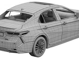 Toyota Camry XSE Hybrid 2023 3D 模型