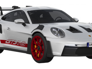Porsche 911 GT3 RS 2022 Modello 3D