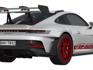 Porsche 911 GT3 RS 2022 3D Model