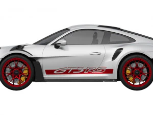 Porsche 911 GT3 RS 2022 3D Model