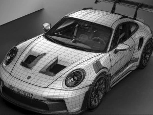 Porsche 911 GT3 RS 2022 3D Model