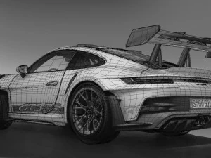 Porsche 911 GT3 RS 2022 3D Model