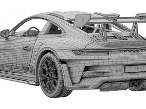Porsche 911 GT3 RS 2022 3D Model