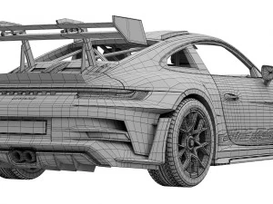Porsche 911 GT3 RS 2022 3D Model