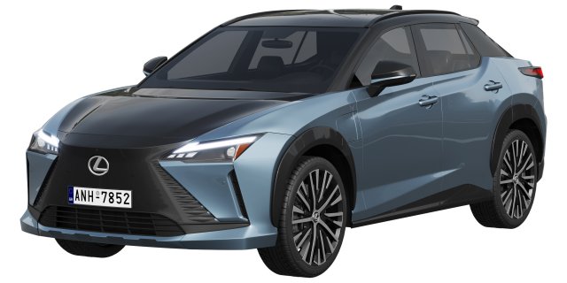 Lexus RZ 450e 2023 3D-Modell .c4d .max .obj .3ds .fbx .stl .blend 