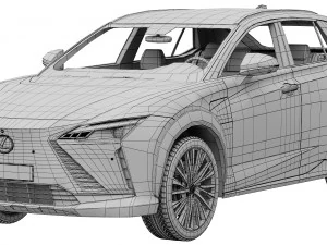 Lexus RZ 450e 2023 3D Model