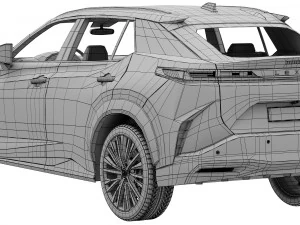 Lexus RZ 450e 2023 3D Model