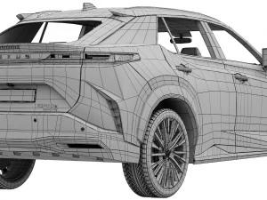 Lexus RZ 450e 2023 3D Model
