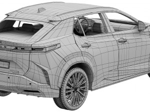 Lexus RZ 450e 2023 3D-Modell