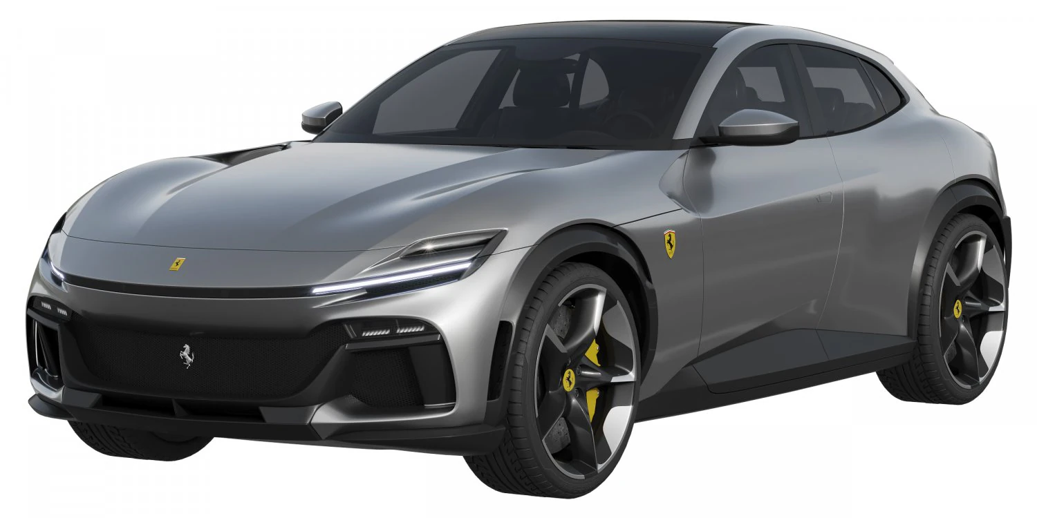 Ferrari Purosangue 3D Model .c4d .max .obj .3ds .fbx .stl .blend 