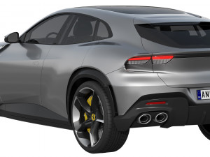 Ferrari Purosangue 3D Модель
