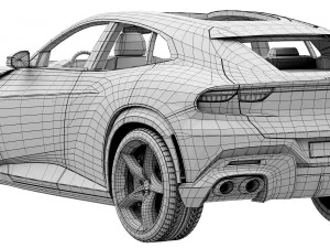 Ferrari Purosangue 3D Model