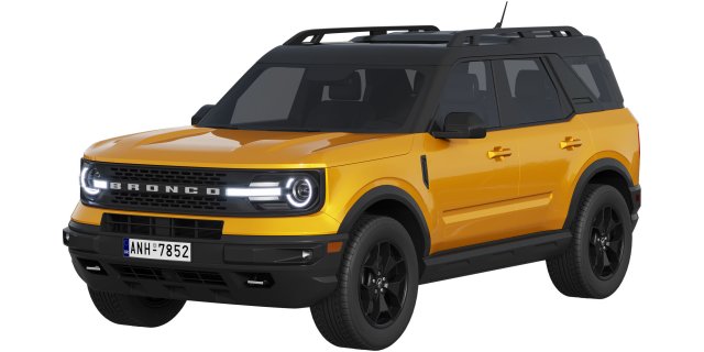 Ford-Bronco sport Modelo 3D .c4d .max .obj .3ds .fbx .stl .blend 