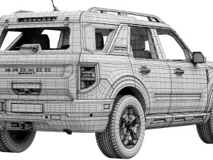 Ford-Bronco sport 3D Model
