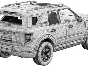 Ford-Bronco sport 3D Model