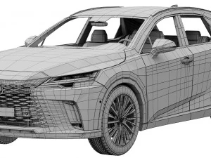 Lexus RX 450 2023 3D Model