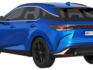 Lexus RX 500h F-Sport 2023 Modelo 3D