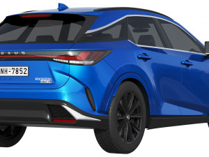 Lexus RX 500h F-Sport 2023 Modelo 3D
