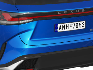 Lexus RX 500h F-Sport 2023 Modelo 3D