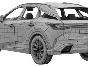 Lexus RX 500h F-Sport 2023 Modelo 3D