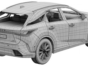 Lexus RX 500h F-Sport 2023 Modelo 3D