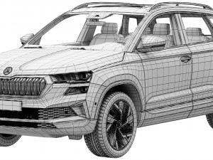 Skoda KAROQ 2022 3D Model