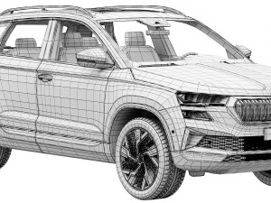 Skoda KAROQ 2022 3D Model