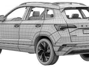 Skoda KAROQ 2022 3D Model