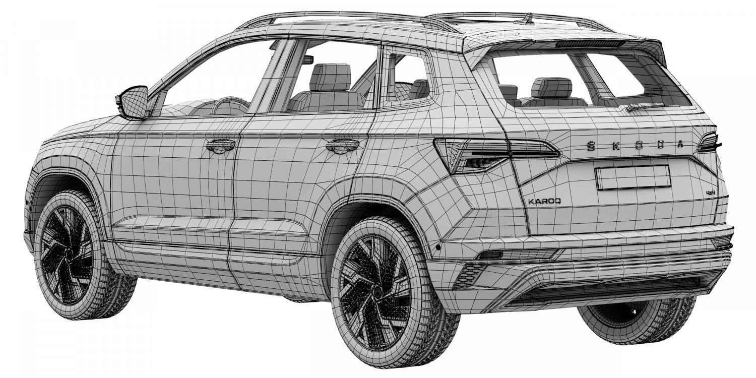 Skoda KAROQ 2022 3D Model in SUV 3DExport