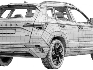 Skoda KAROQ 2022 3D Model
