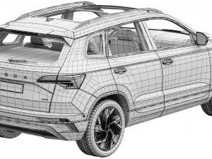 Skoda KAROQ 2022 3D Model