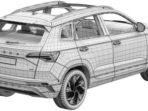 Skoda KAROQ 2022 3D Model