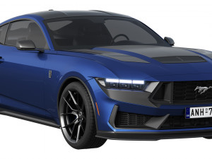 Ford-Mustang Dark Horse 2024 Modelo 3D