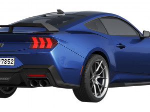 Ford-Mustang Dark Horse 2024 Modelo 3D