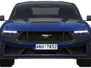 Ford-Mustang Dark Horse 2024 Modelo 3D