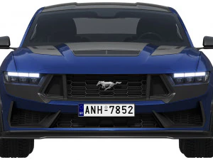 Ford-Mustang Dark Horse 2024 3D Model