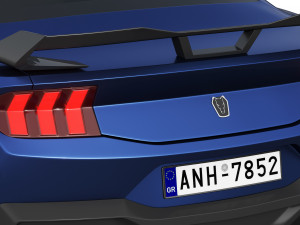 Ford-Mustang Dark Horse 2024 Modelo 3D