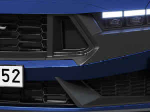 Ford-Mustang Dark Horse 2024 3D Model