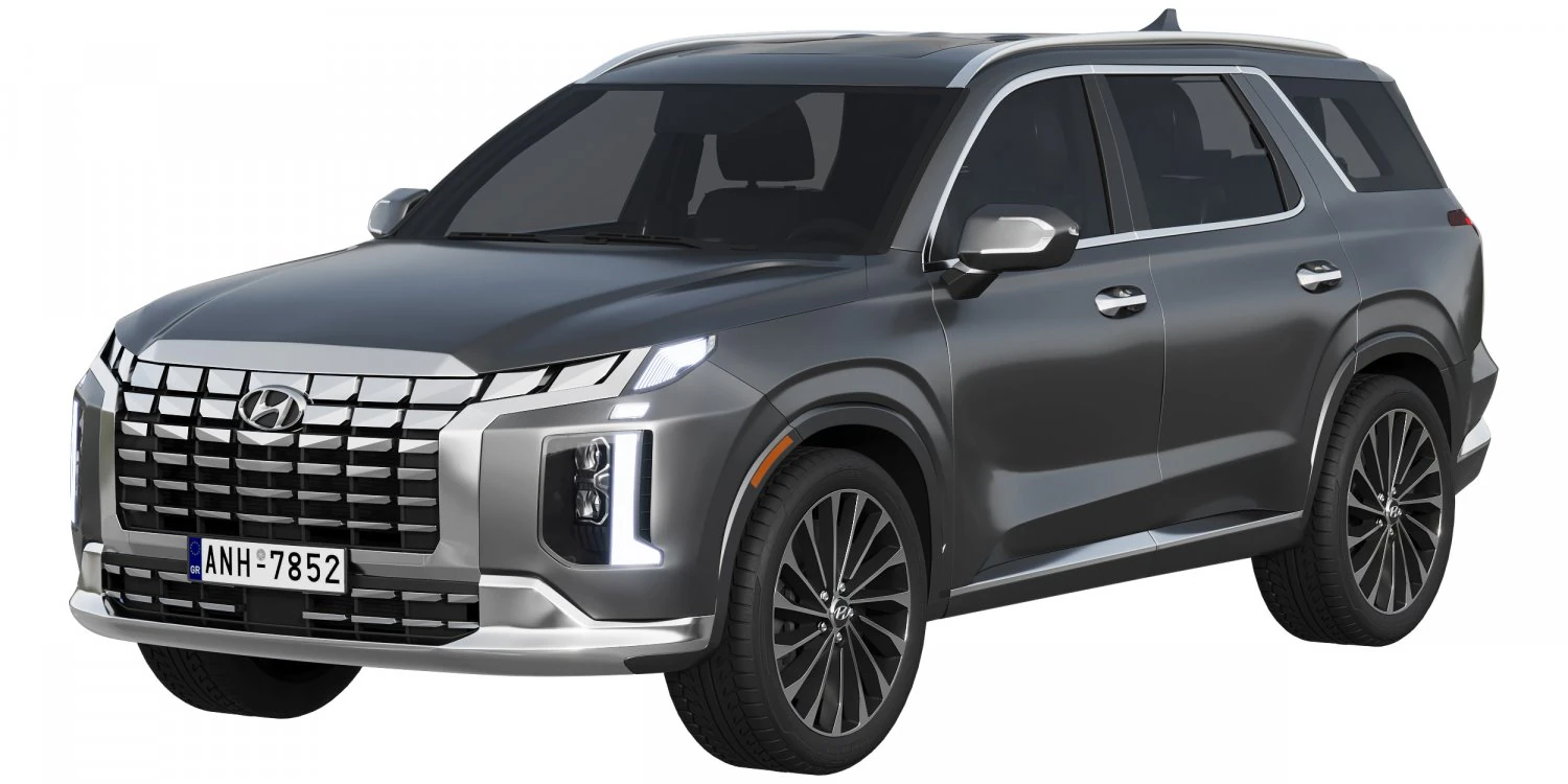 Hyundai Palisade 2023 Modelo 3D .c4d .max .obj .3ds .fbx .stl .blend 