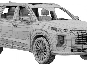 Hyundai Palisade 2023 Modelo 3D