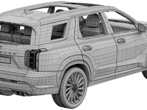 Hyundai Palisade 2023 Modelo 3D