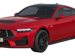 Ford-Mustang GT 2023 3D 모델